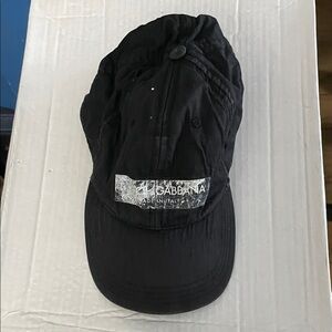 Dolce & Gabbana Black Cap with Logo